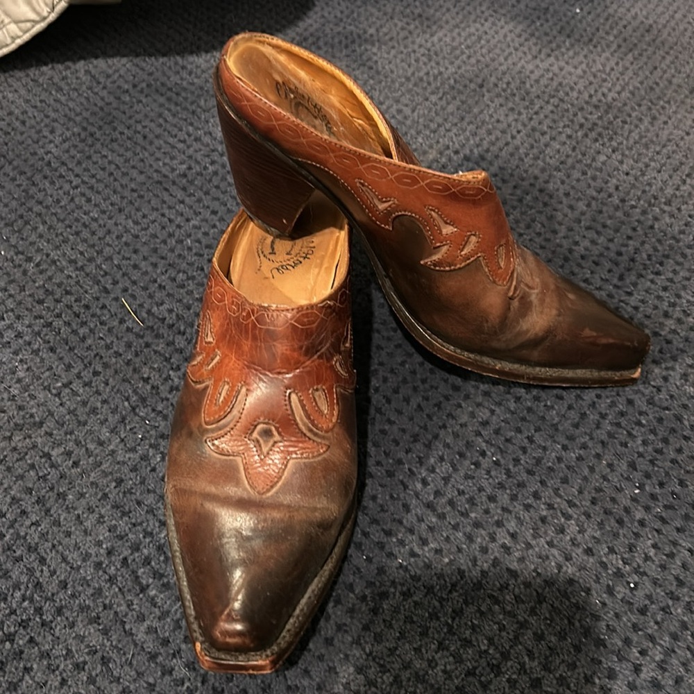 Cowboy Boot Slides! Size 6.5 - image 4